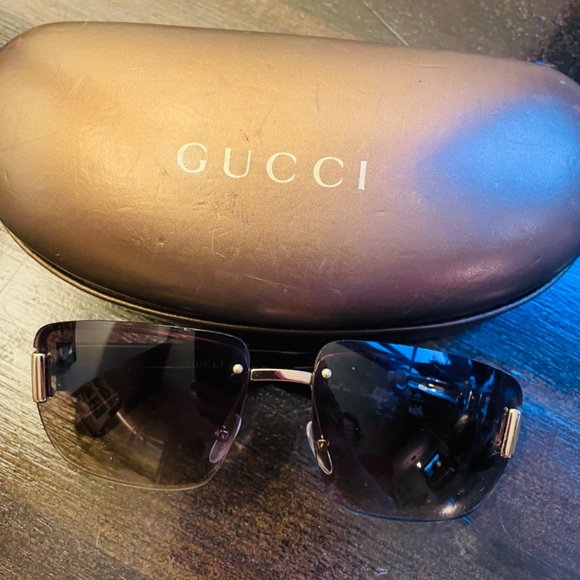 Authentic Gucci vintage shield sunglasses main image 14